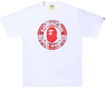 BAPE Check Gift Busy Works Tee White - Hype World