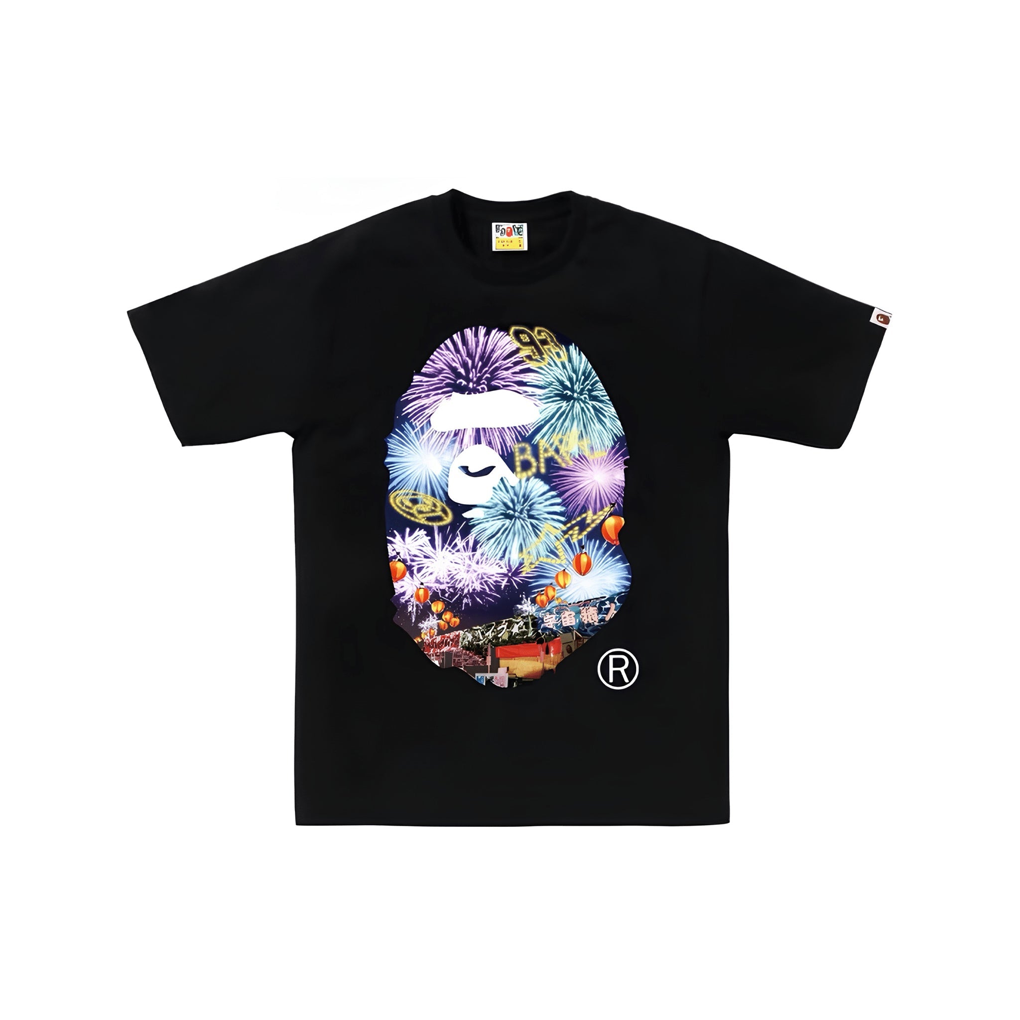 BAPE Firework Ape Head Photo Tee - Hype World
