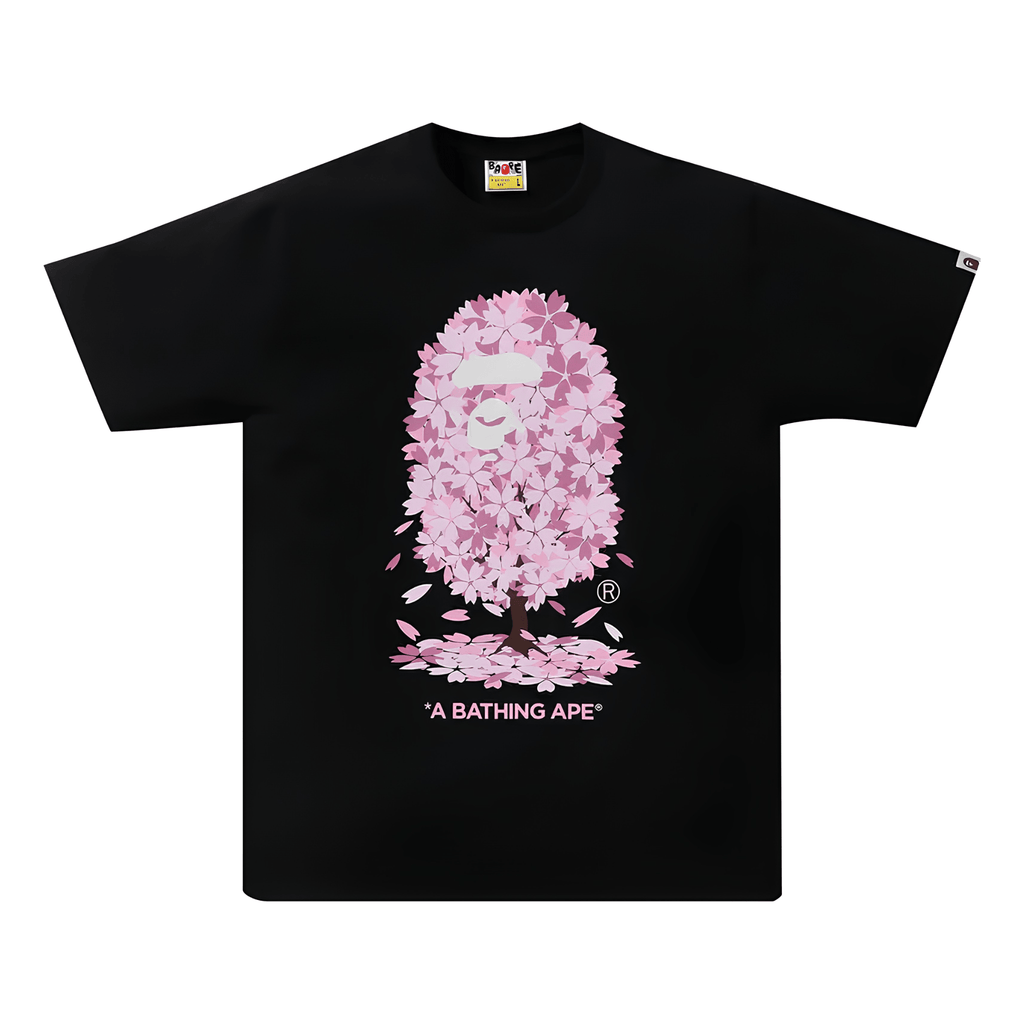 BAPE Sakura Tee 'Black' - Hype World