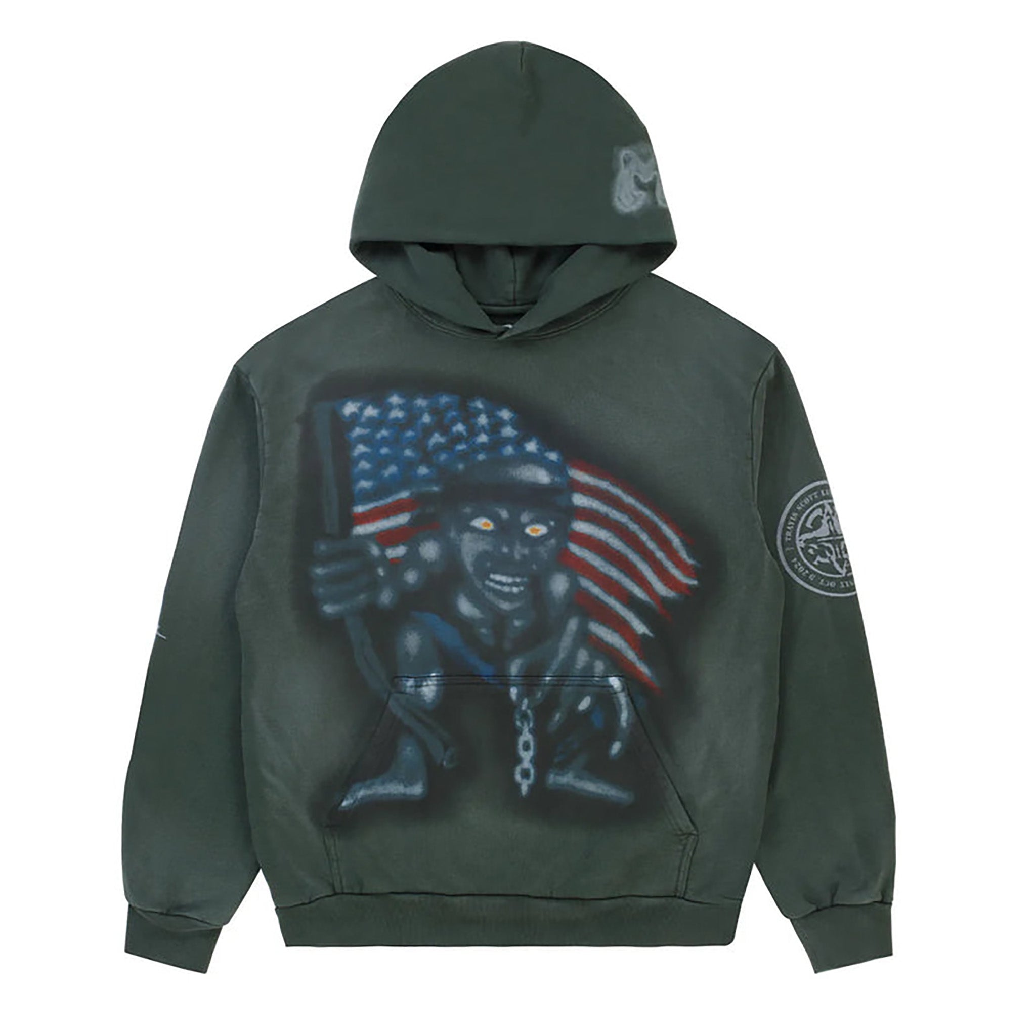 Travis Scott Hoodie Metlife “Green”