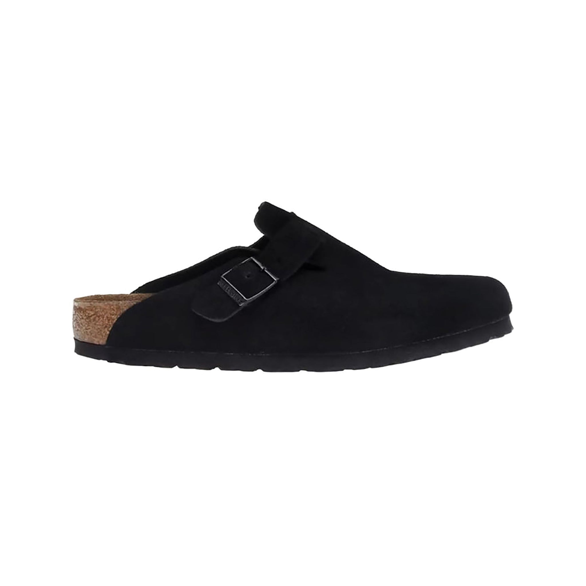 Birkenstock Boston Soft Footbed Suede Black - Hype World