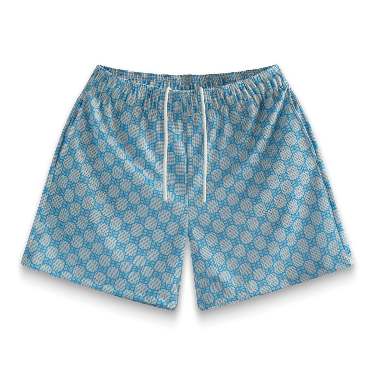 Bravest Studios Short “Blue Gucci Print”