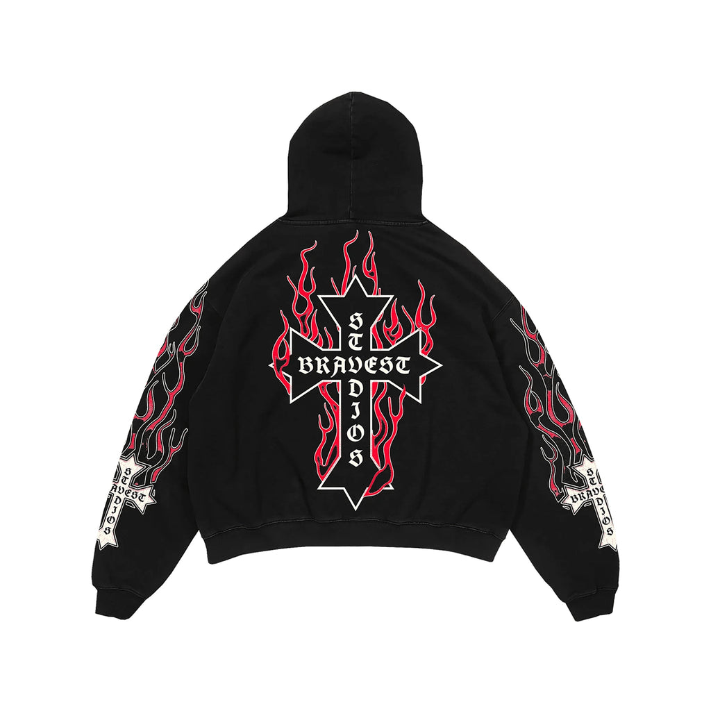 Bravest Studios Red Eternal Hoodie - Hype World
