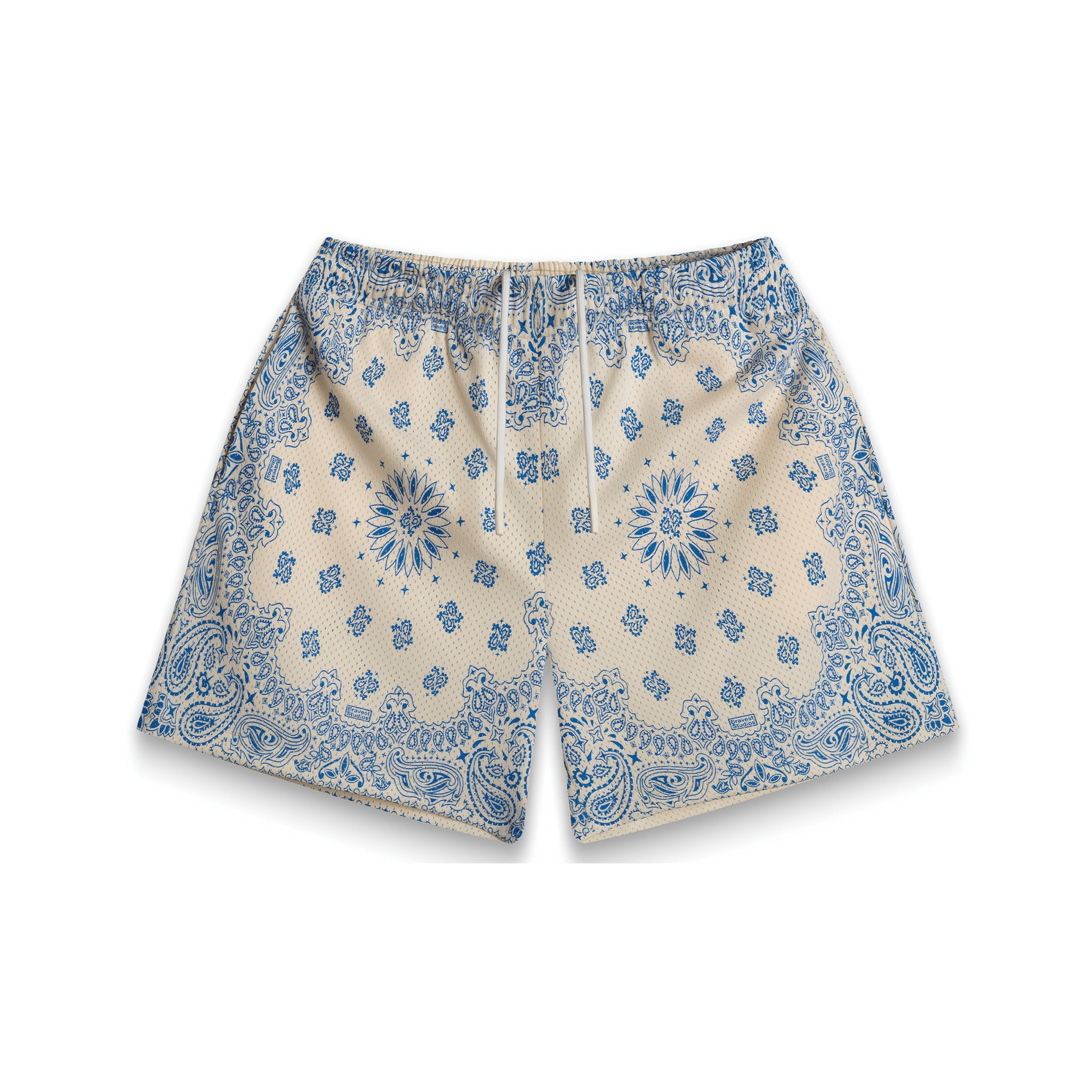 Bravest Studios Short "Screenprinted Paisley Cream" - Hype World