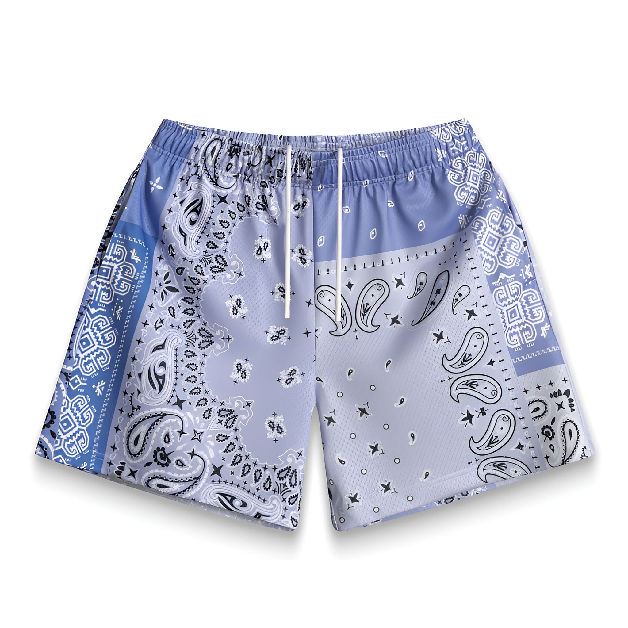 Bravest Studios "Sky Patchwork Paisley Shorts" - Hype World