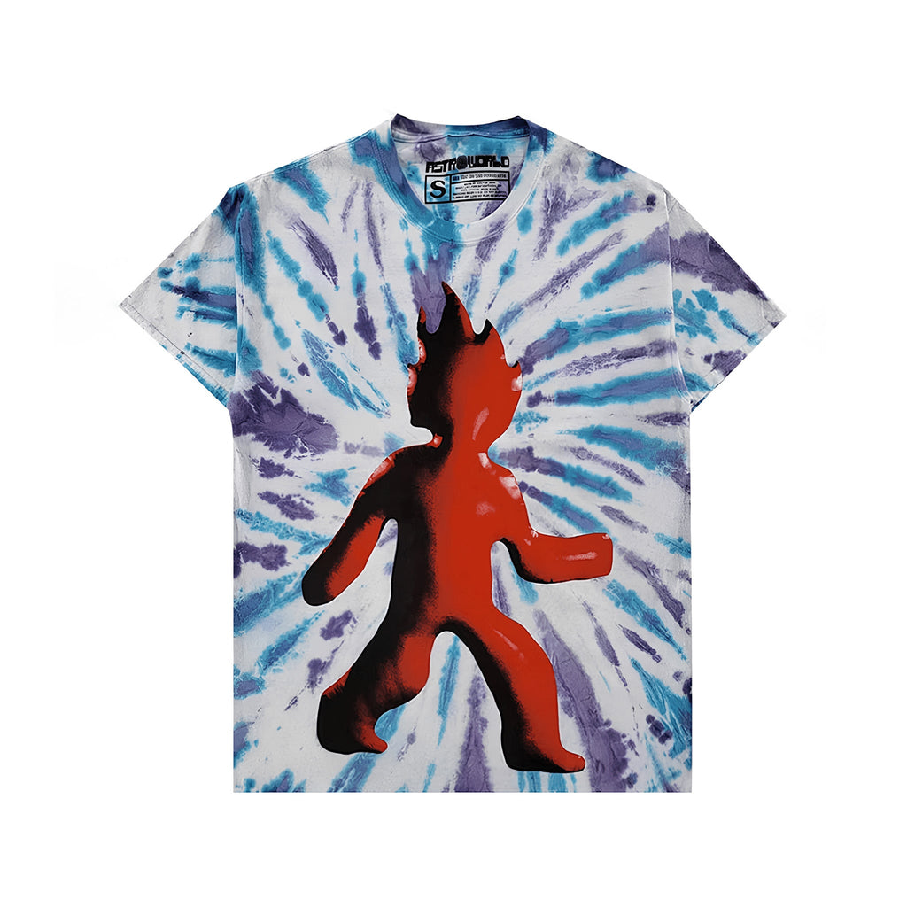 Cactus Jack by Travis Scott Flame Tee 'Tie Dye' - Hype World