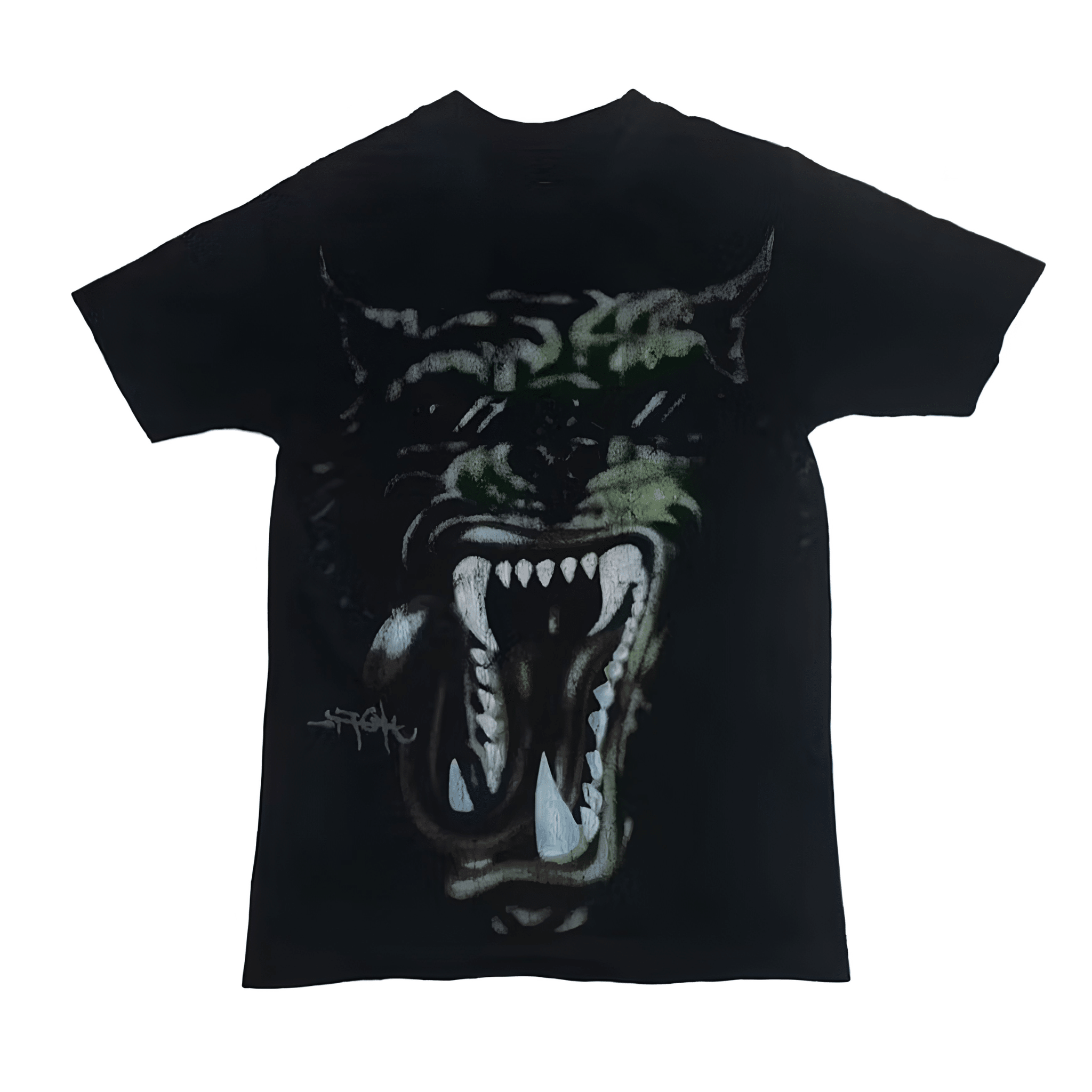 Cactus Jack by Travis Scott Green Hyena Tour Tee 'Black' - Hype World