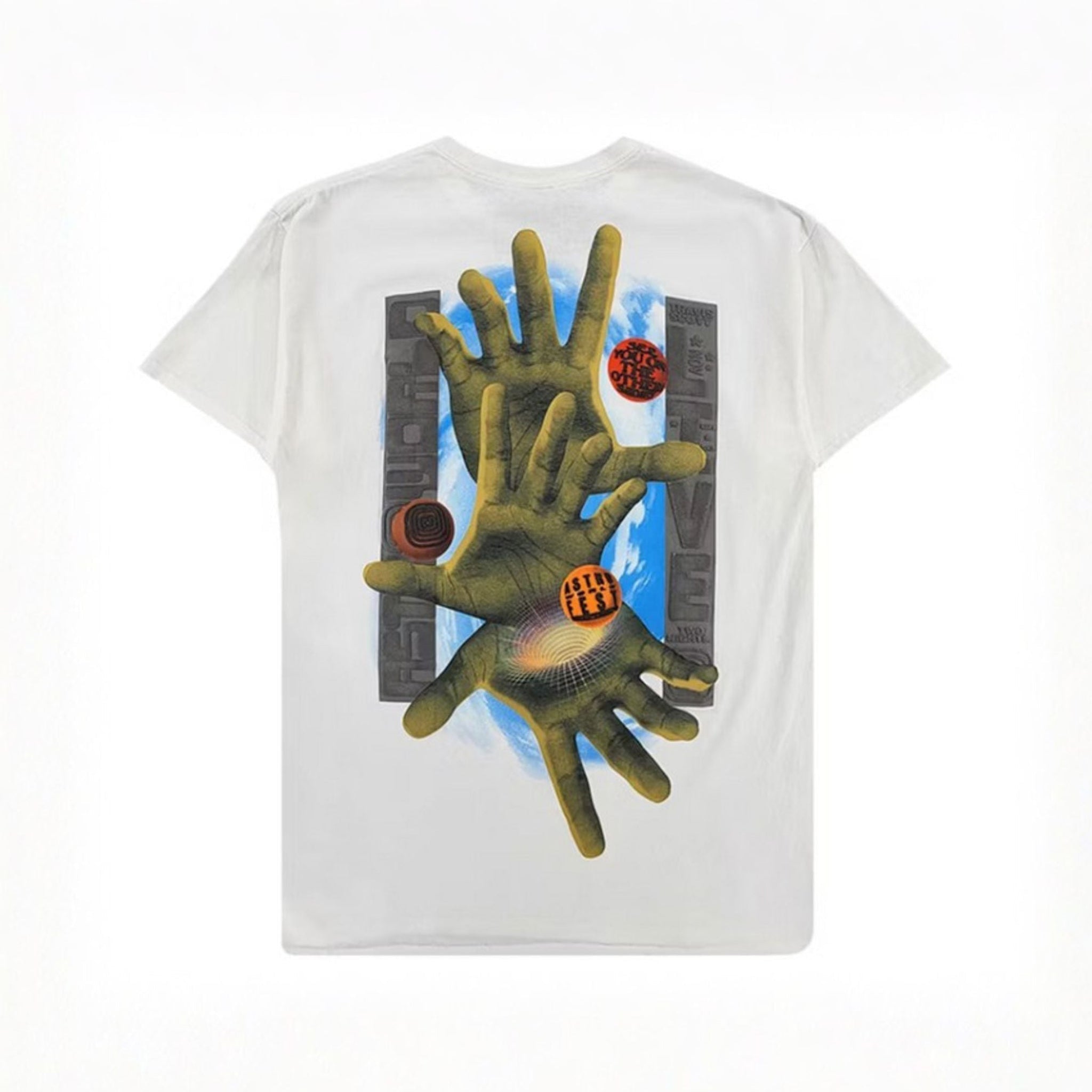 Cactus Jack by Travis Scott Three Hands Tee 'White' - Hype World