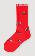 Chrome Hearts "Chomper" Socks Red - Hype World
