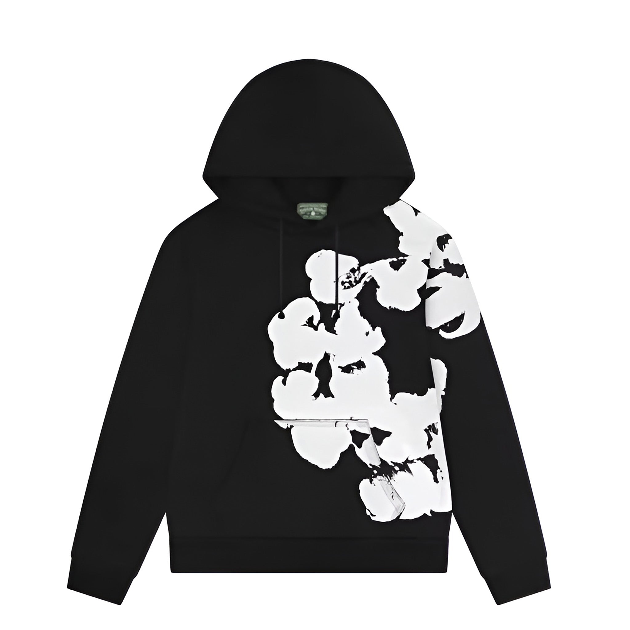 Denim Tears Big Cotton Wreath Sweatshirt Black - Hype World