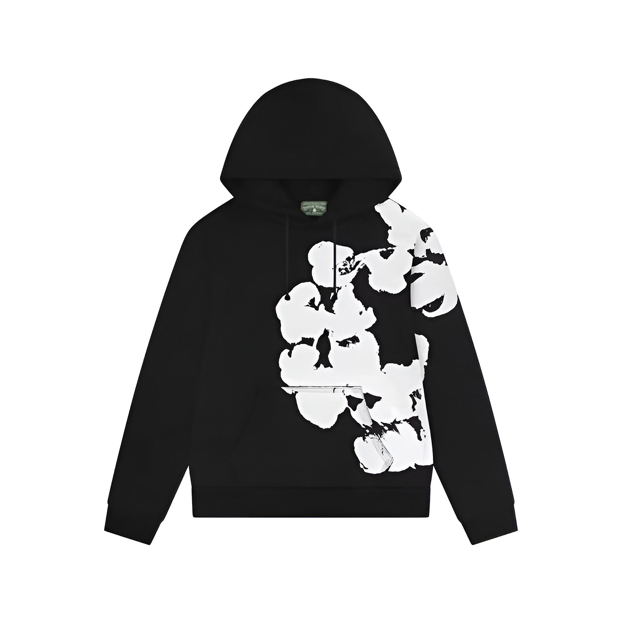 Denim Tears Big Cotton Wreath Sweatshirt Black - Hype World