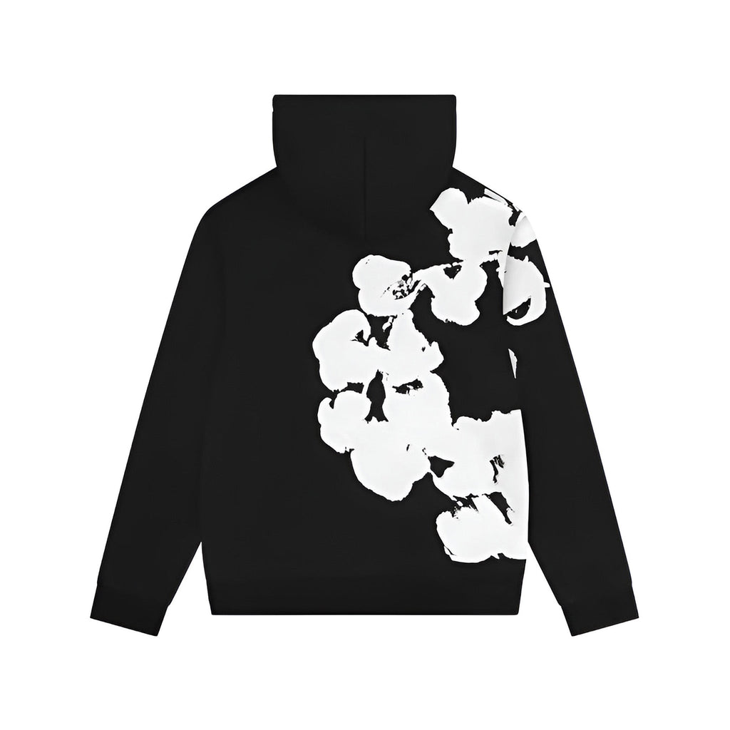 Denim Tears Big Cotton Wreath Sweatshirt Black - Hype World