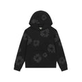 Denim Tears Cotton Wreath Hoodie "Black Monochrome" - Hype World