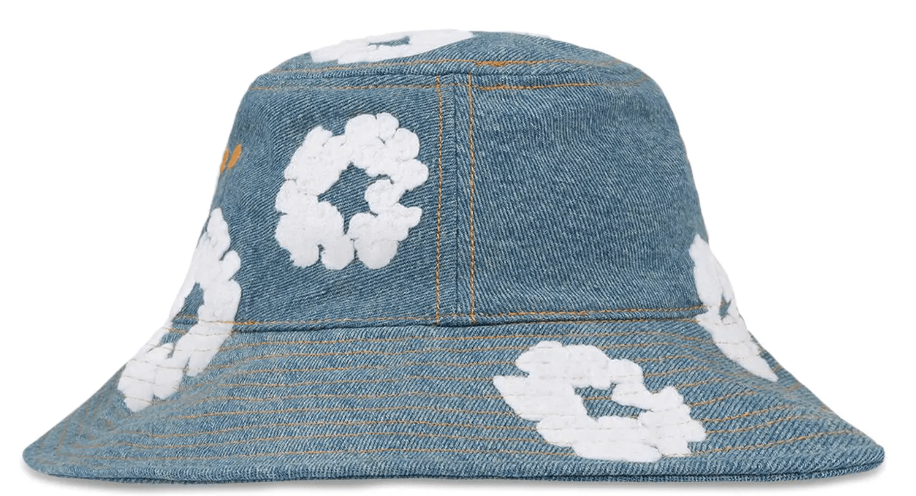 Denim Tears Denim Cotton Wreath Bucket Hat 'Light Wash' - Hype World