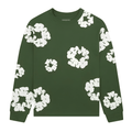 Denim Tears Long Sleeve Cotton Wreath T-shirt (Green) - Hype World