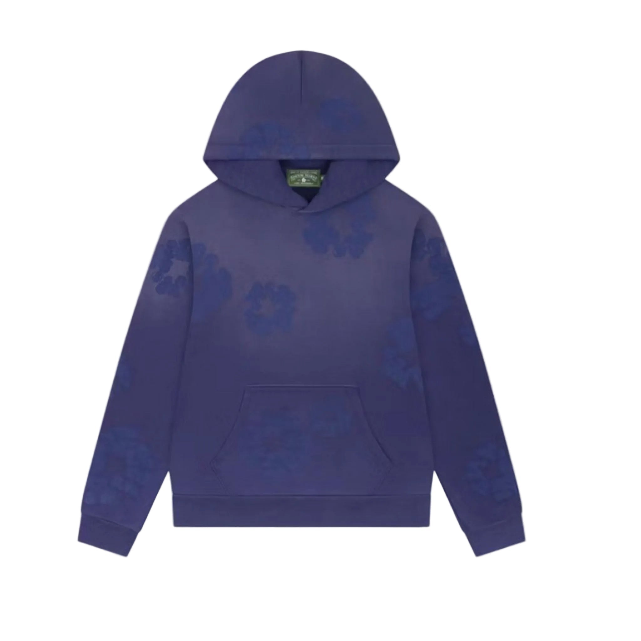 Denim Tears Mono Cotton Wreath Hoodie Washed Blue - Hype World