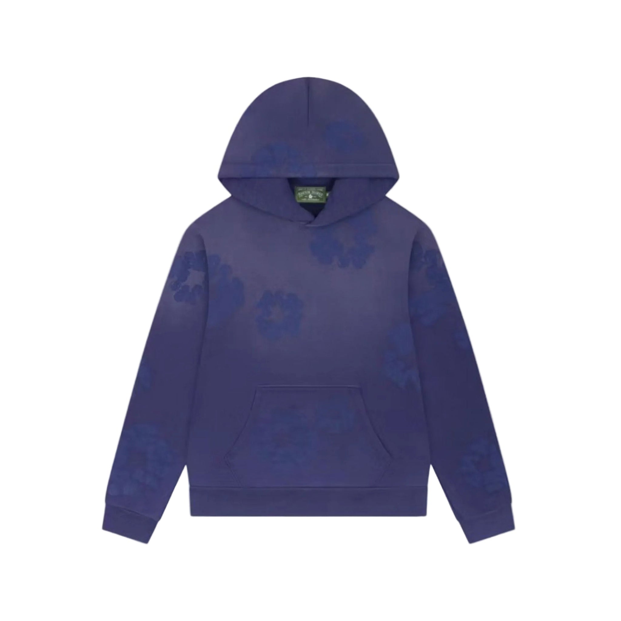 Denim Tears Mono Cotton Wreath Hoodie Washed Blue - Hype World
