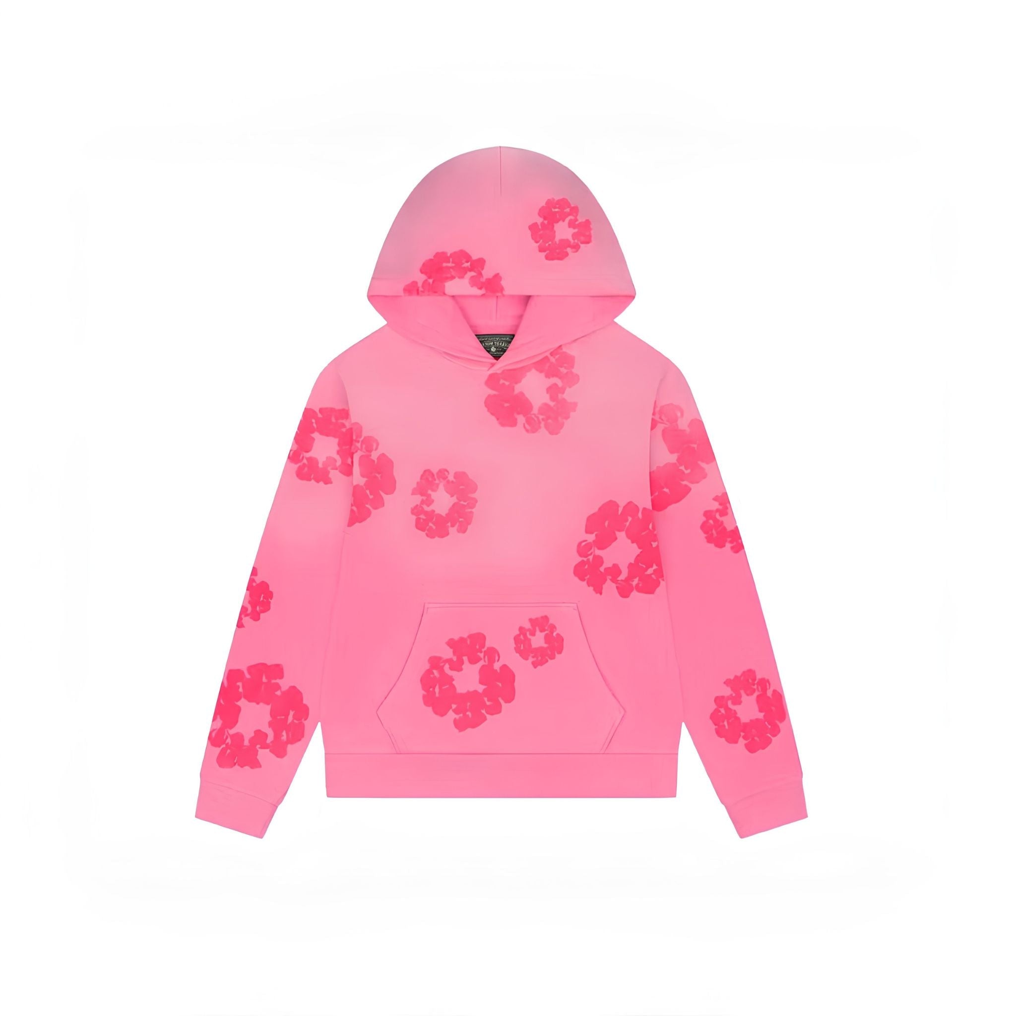 Denim Tears Mono Cotton Wreath Hoodie Washed Pink - Hype World