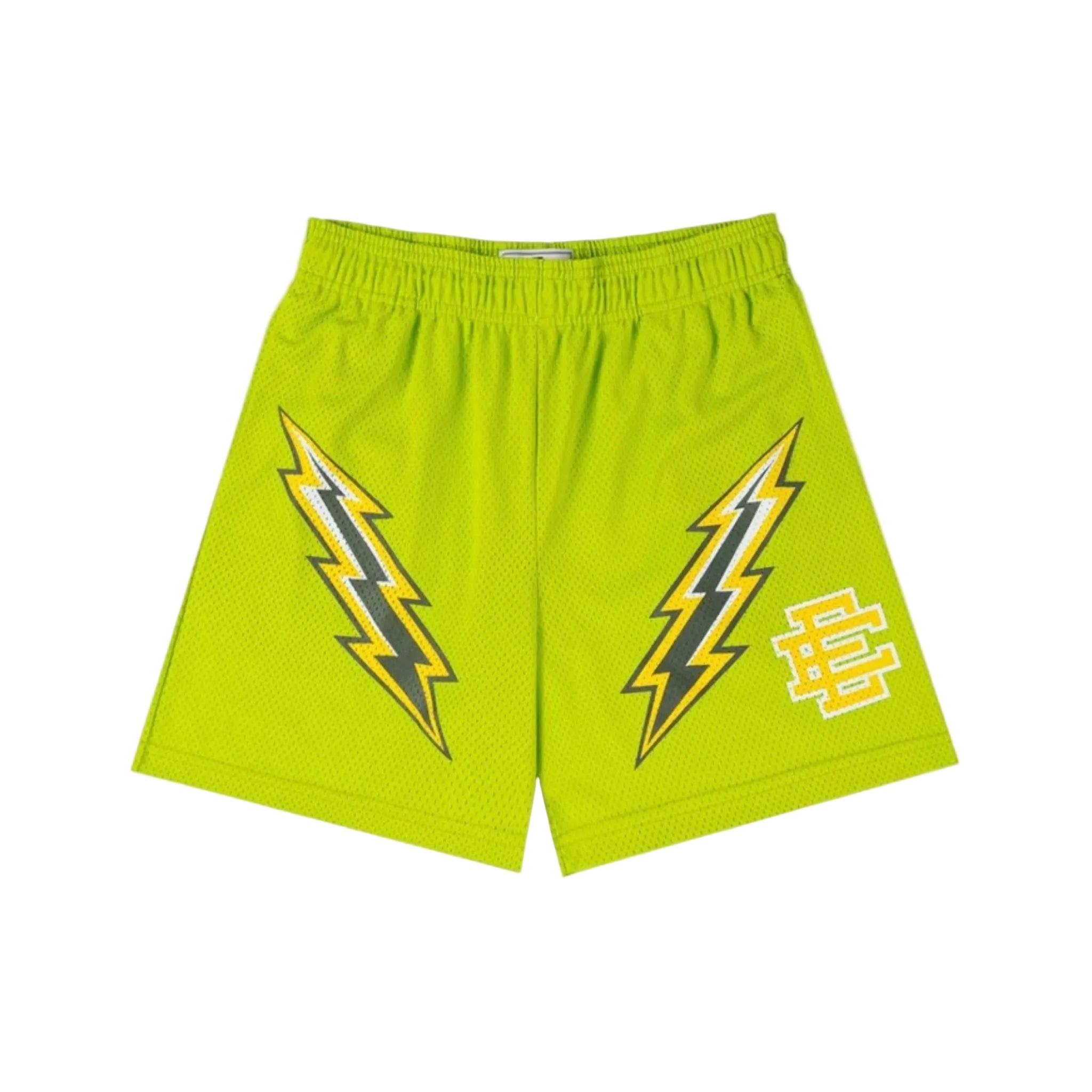 Eric Emanuel Bolt Shorts Tender Shoots Yellow - Hype World