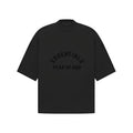 Essentials Black Bonded T-Shirt (Jet Black) - Hype World
