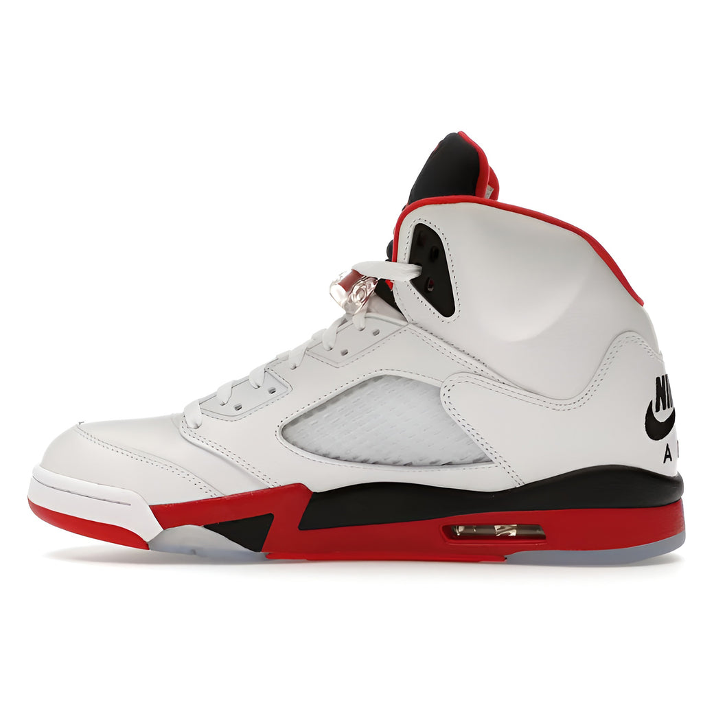 Jordan 5 Retro Fire Red Black Tongue (2025)