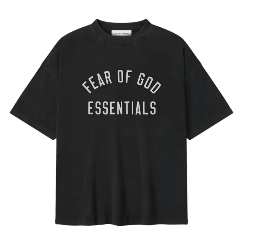 Fear of God Essentials 90's Short Sleeve Tee "Vintage Black" - Hype World
