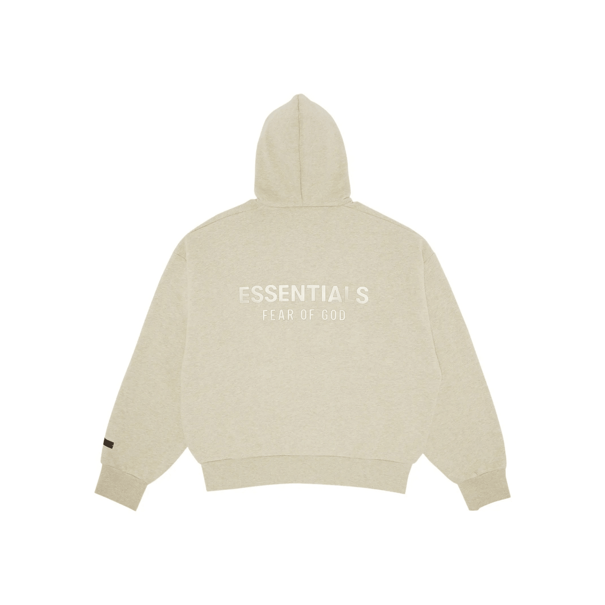 Fear of God Essentials Classic Full Zip Hoodie 'Heather Stone' - Hype World