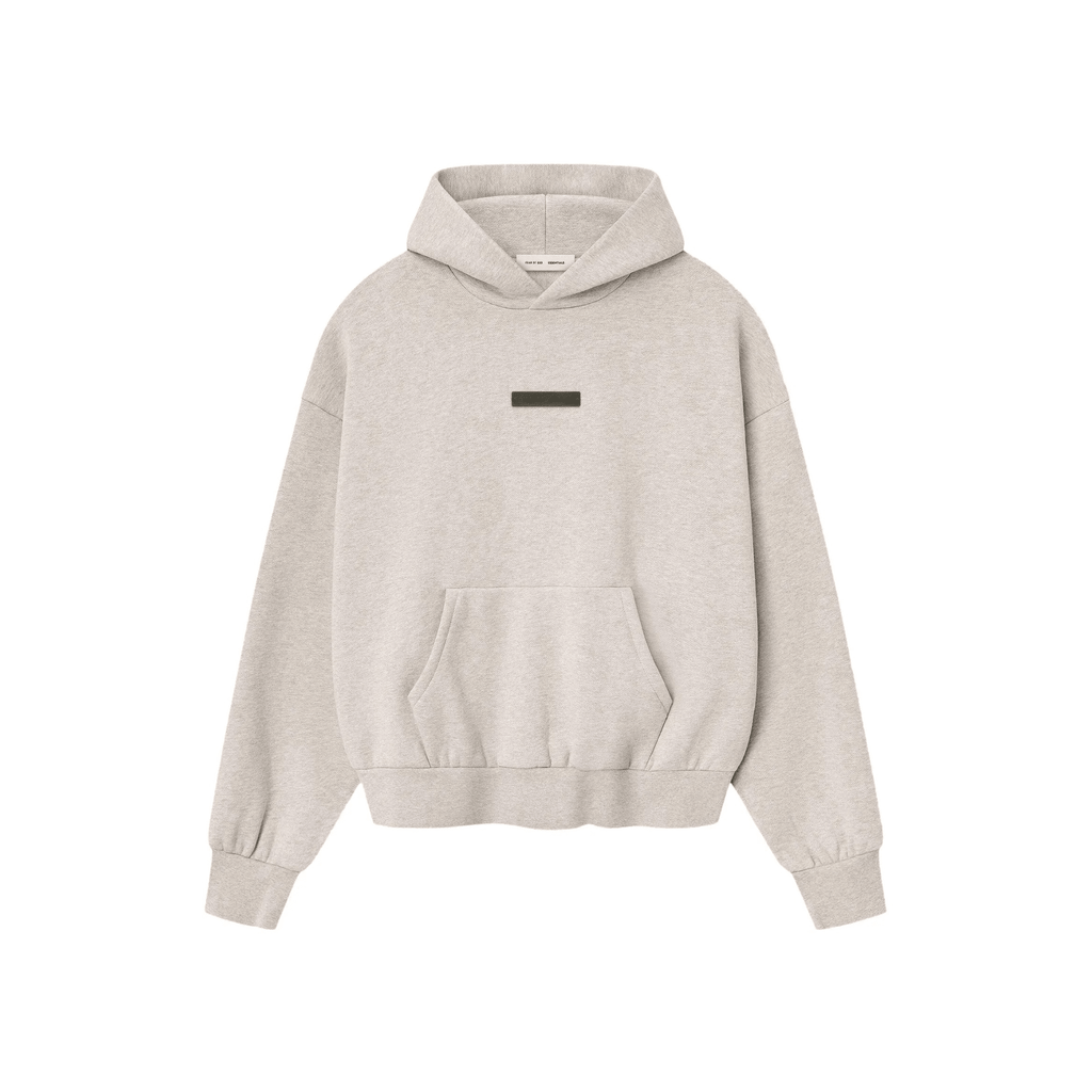 Fear of God Essentials Classic Hoodie 'Heather Stone' - Hype World