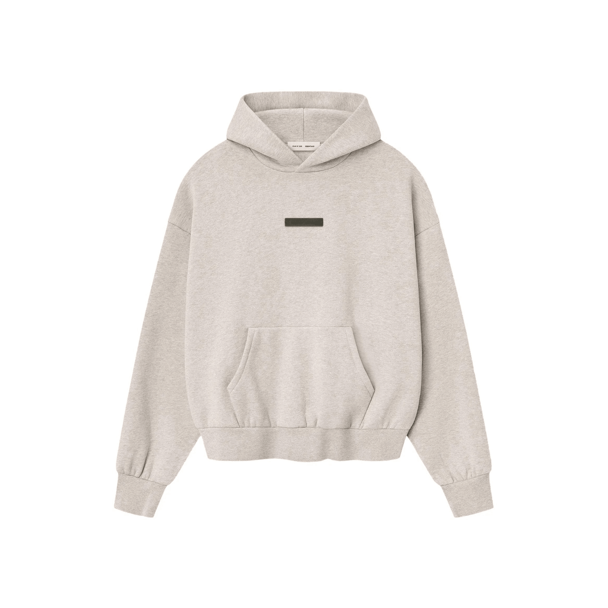 Fear of God Essentials Classic Hoodie 'Heather Stone' - Hype World