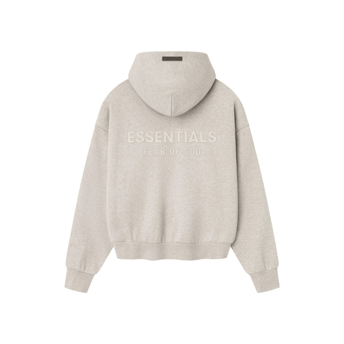 Fear of God Essentials Classic Hoodie 'Heather Stone' - Hype World