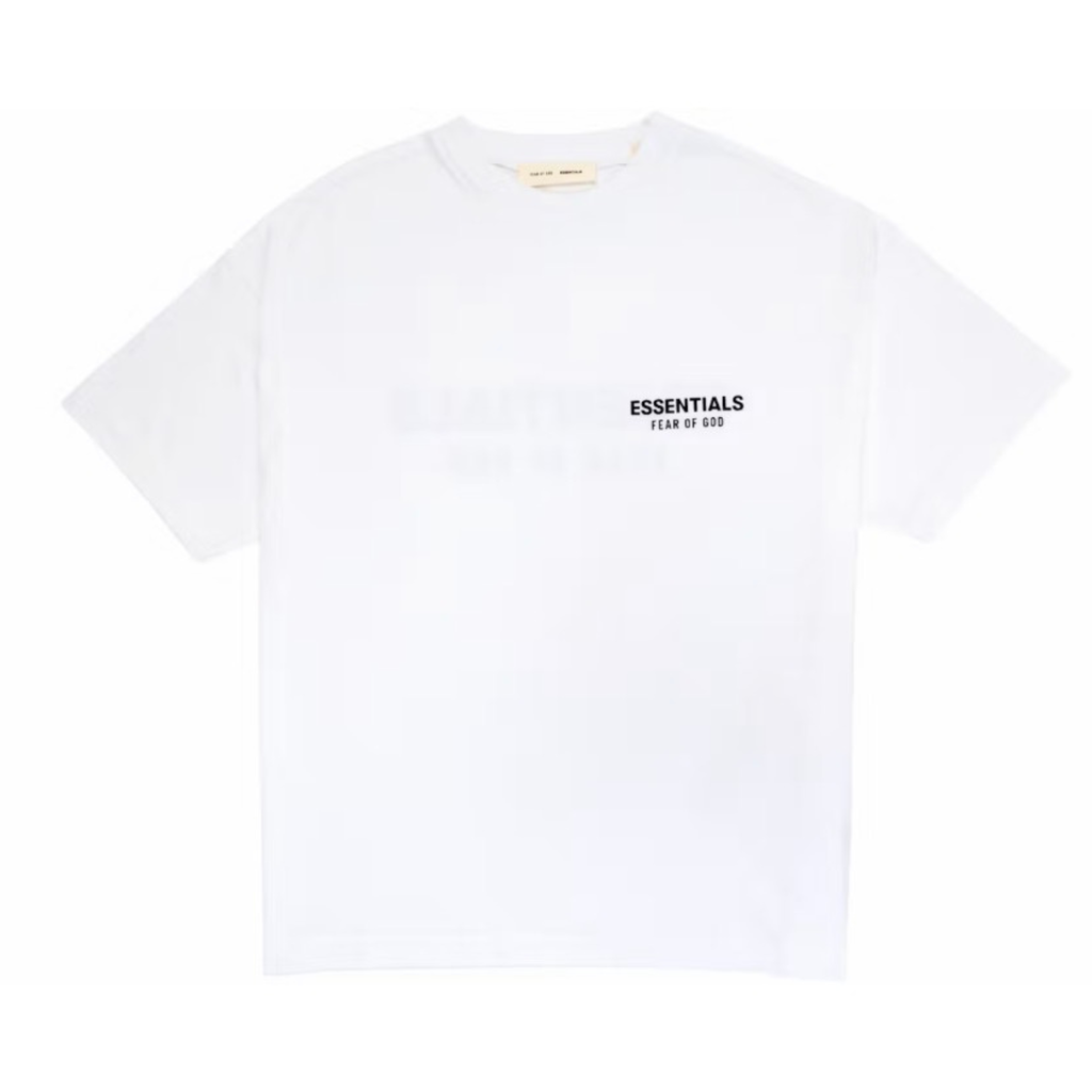 Fear of God Essentials Classic Short Sleeve Tee "Bright White" - Hype World