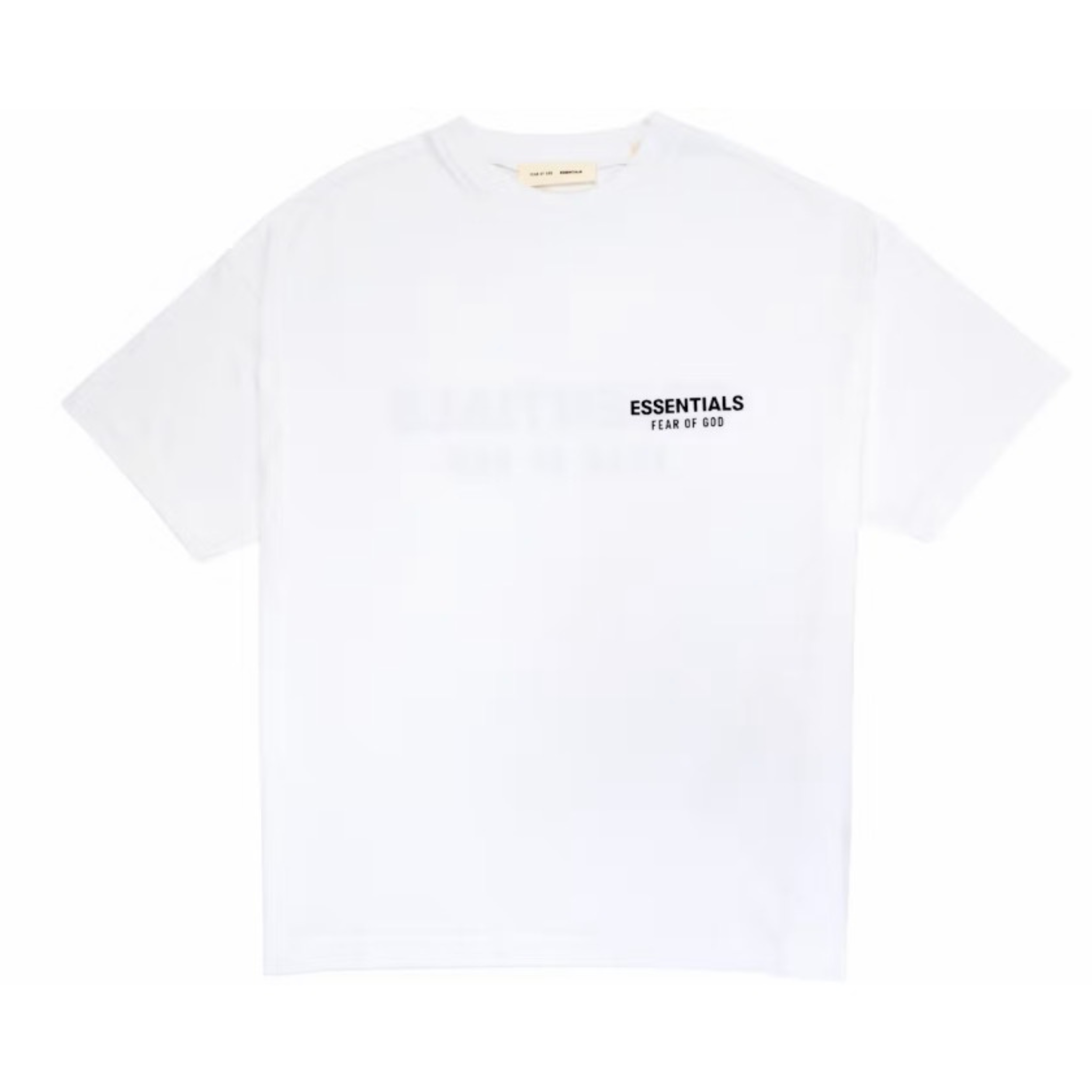 Fear of God Essentials Classic Short Sleeve Tee "Bright White" - Hype World