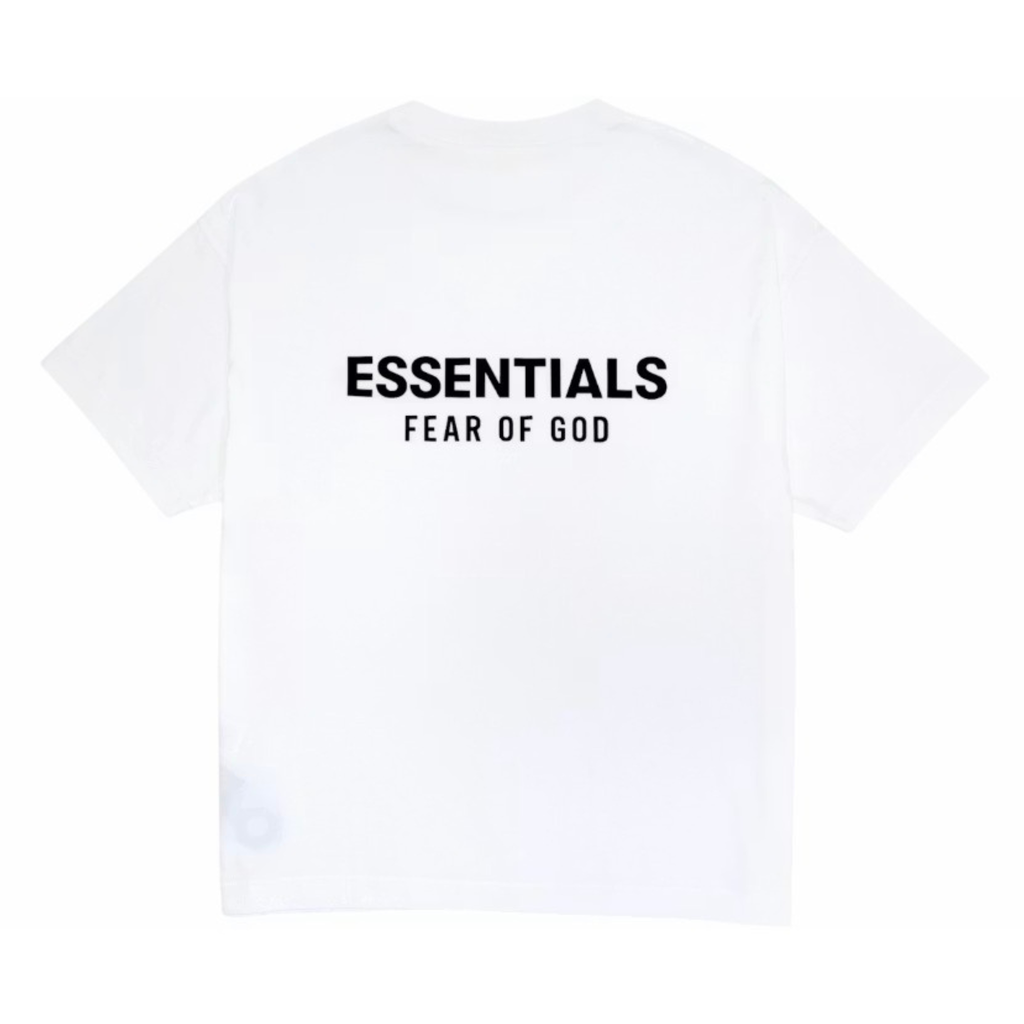 Fear of God Essentials Classic Short Sleeve Tee "Bright White" - Hype World