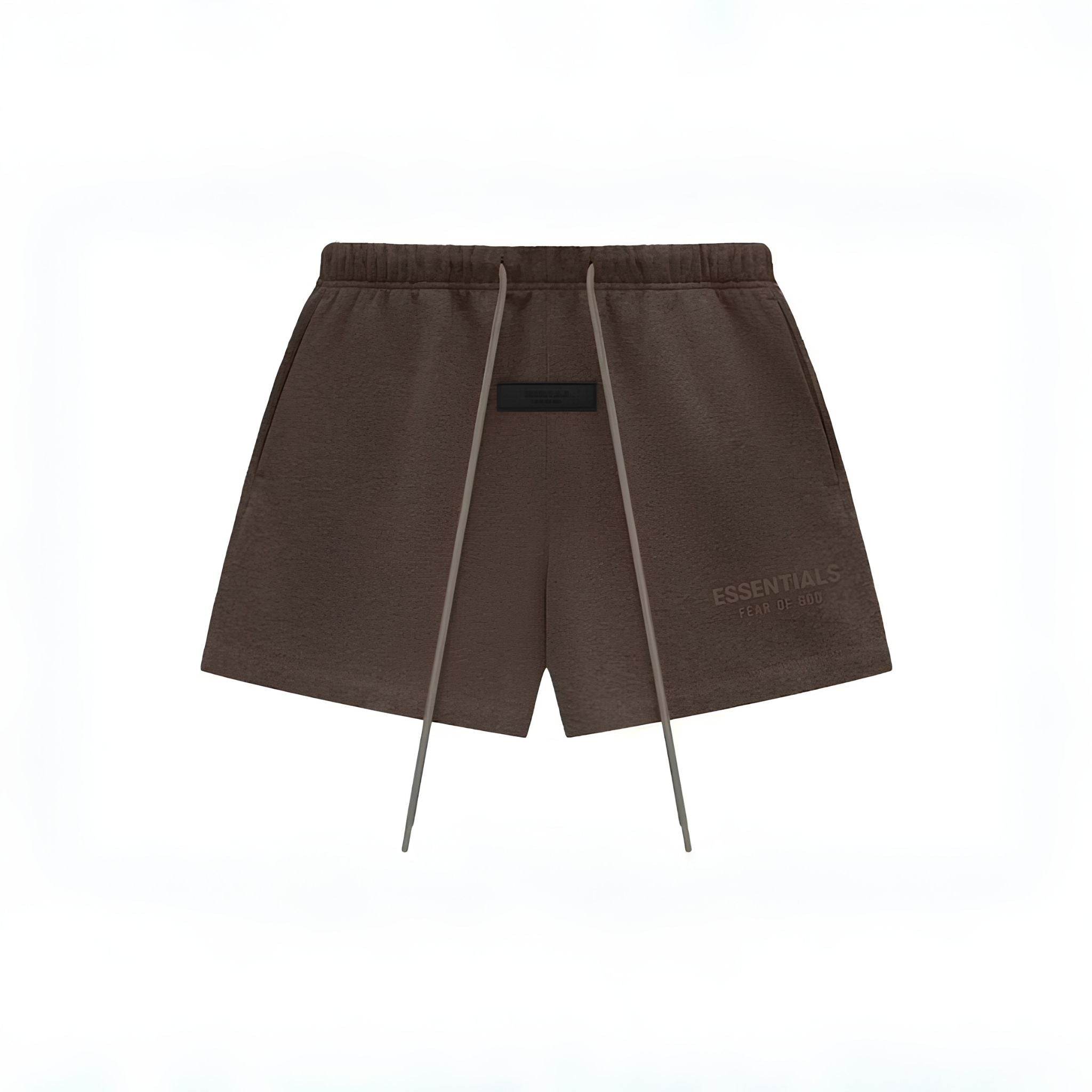 Fear of God Essentials Core Collection Sweatshort "Heather Wood" - Hype World