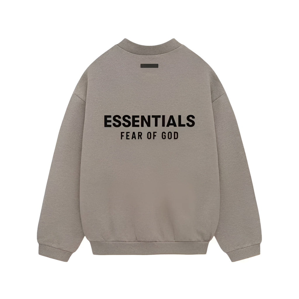 Fear of God Essentials Fleece Crewneck (FW24) "Heather Gray" - Hype World