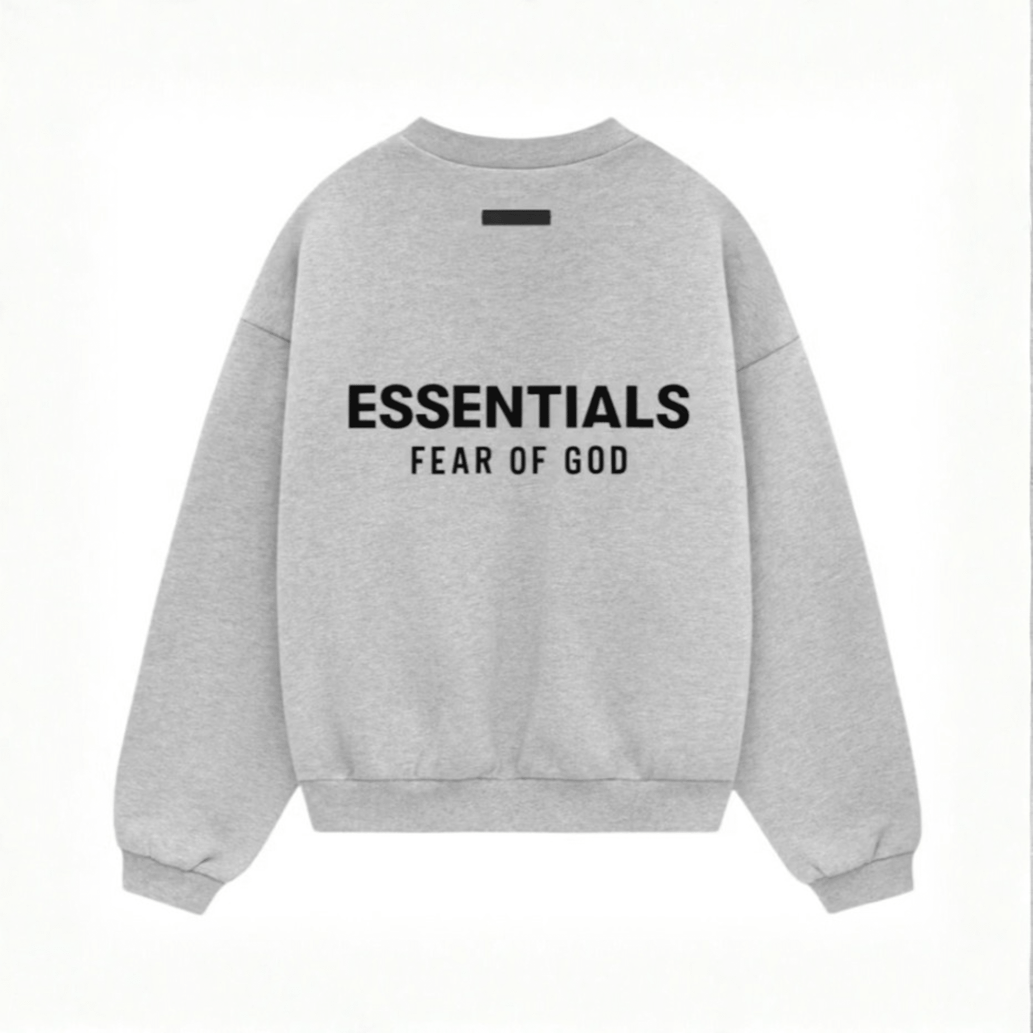 Fear of God Essentials Fleece Crewneck (FW24) "Light Heather Gray" - Hype World