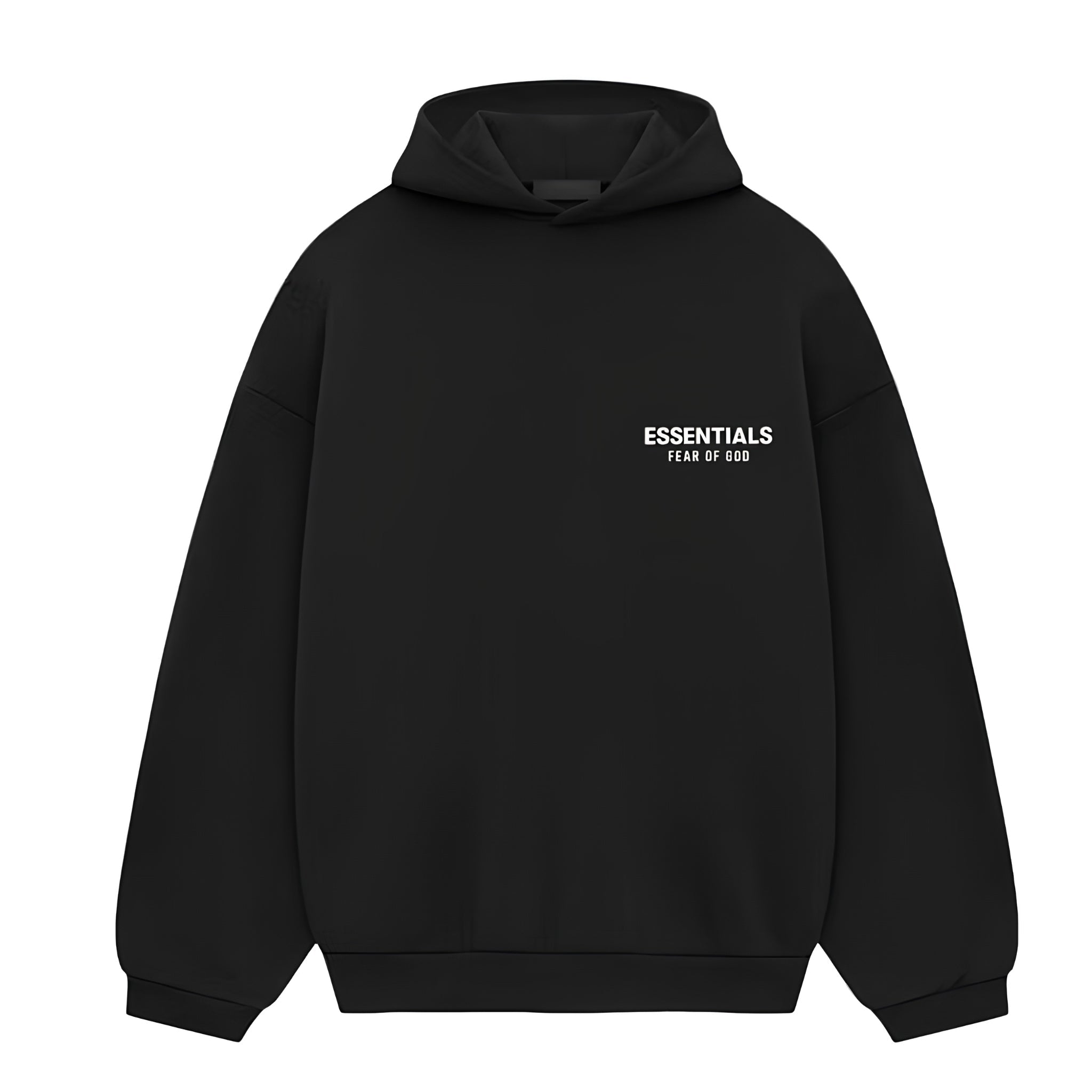 Fear of God Essentials Fleece Hoodie "Black" - Hype World