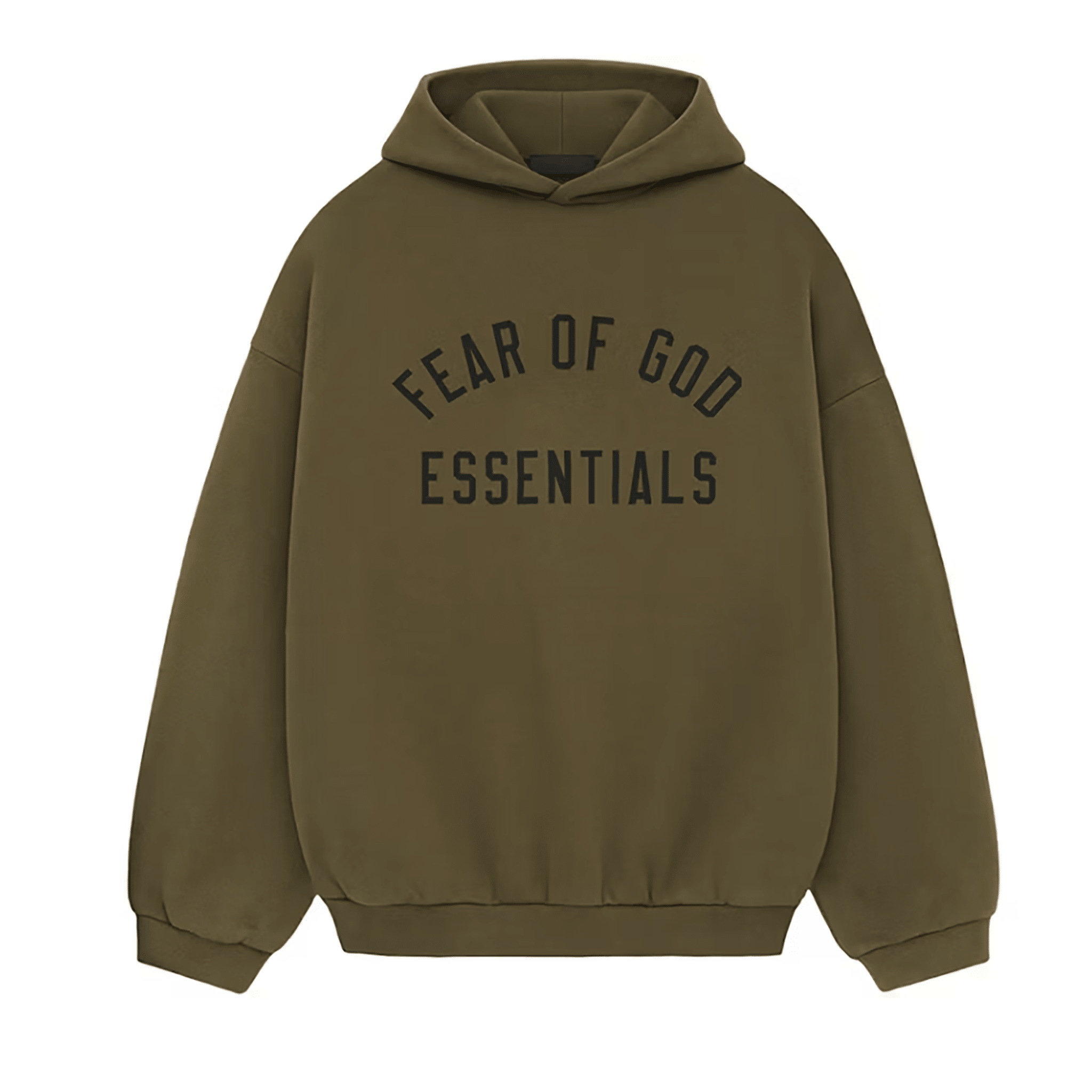 Fear of God Essentials Fleece Hoodie (FW24) "Olive" - Hype World