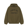 Fear of God Essentials Fleece Hoodie (FW24) "Olive" - Hype World