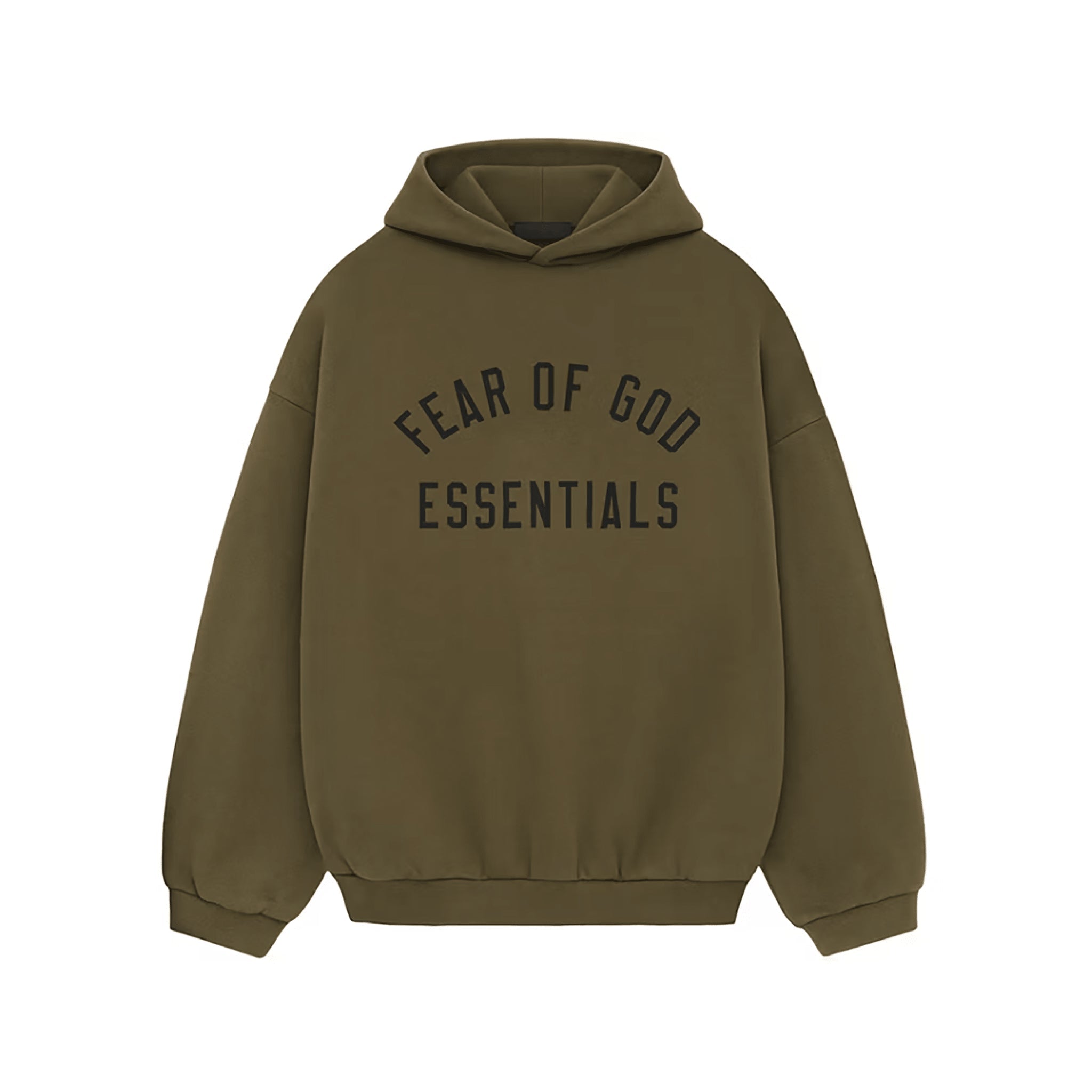 Fear of God Essentials Fleece Hoodie (FW24) "Olive" - Hype World