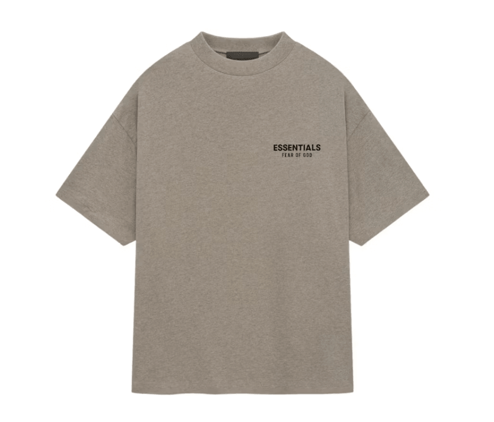 Fear of God Essentials Jersey Crewneck T-Shirt "Heather Gray" - Hype World