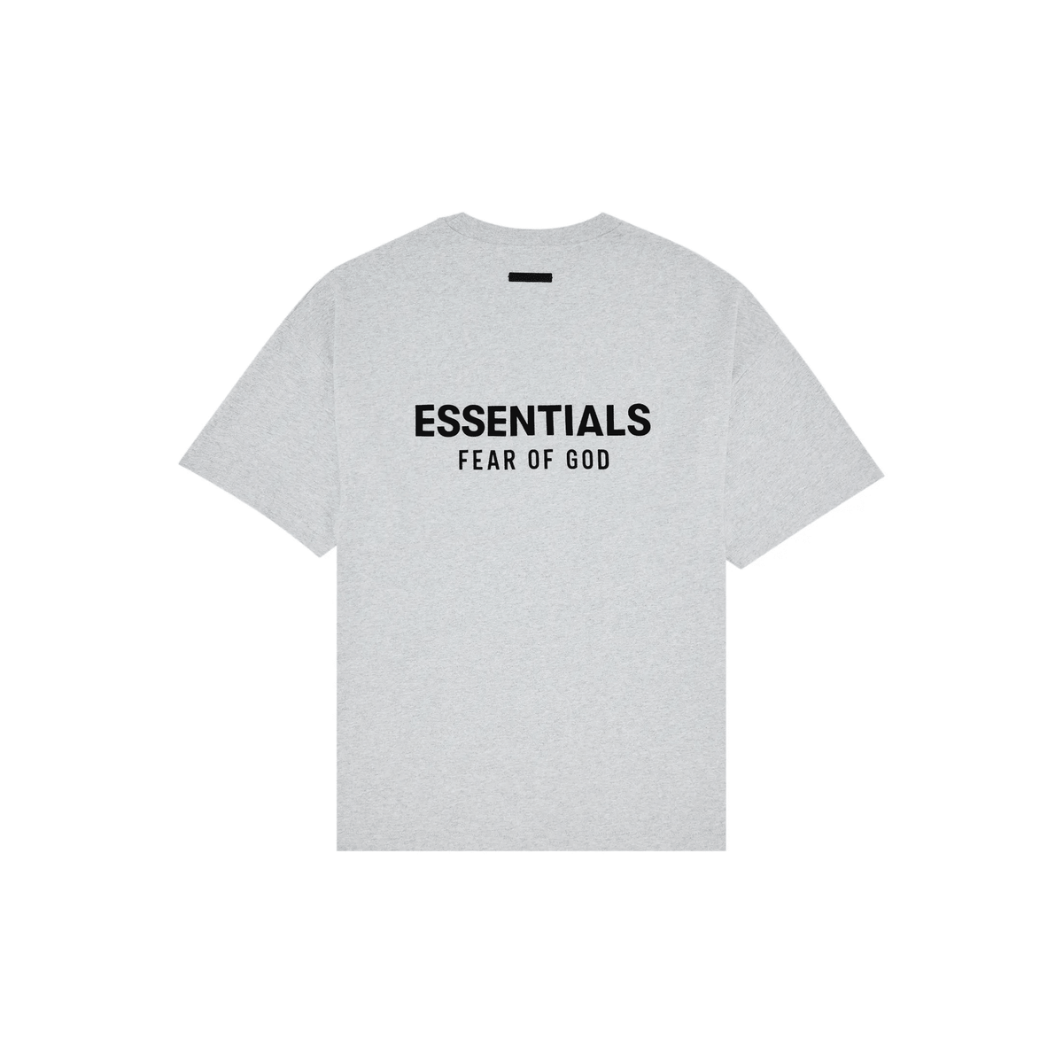 Fear of God Essentials Jersey Crewneck Tee 'Light Heather Grey' - Hype World