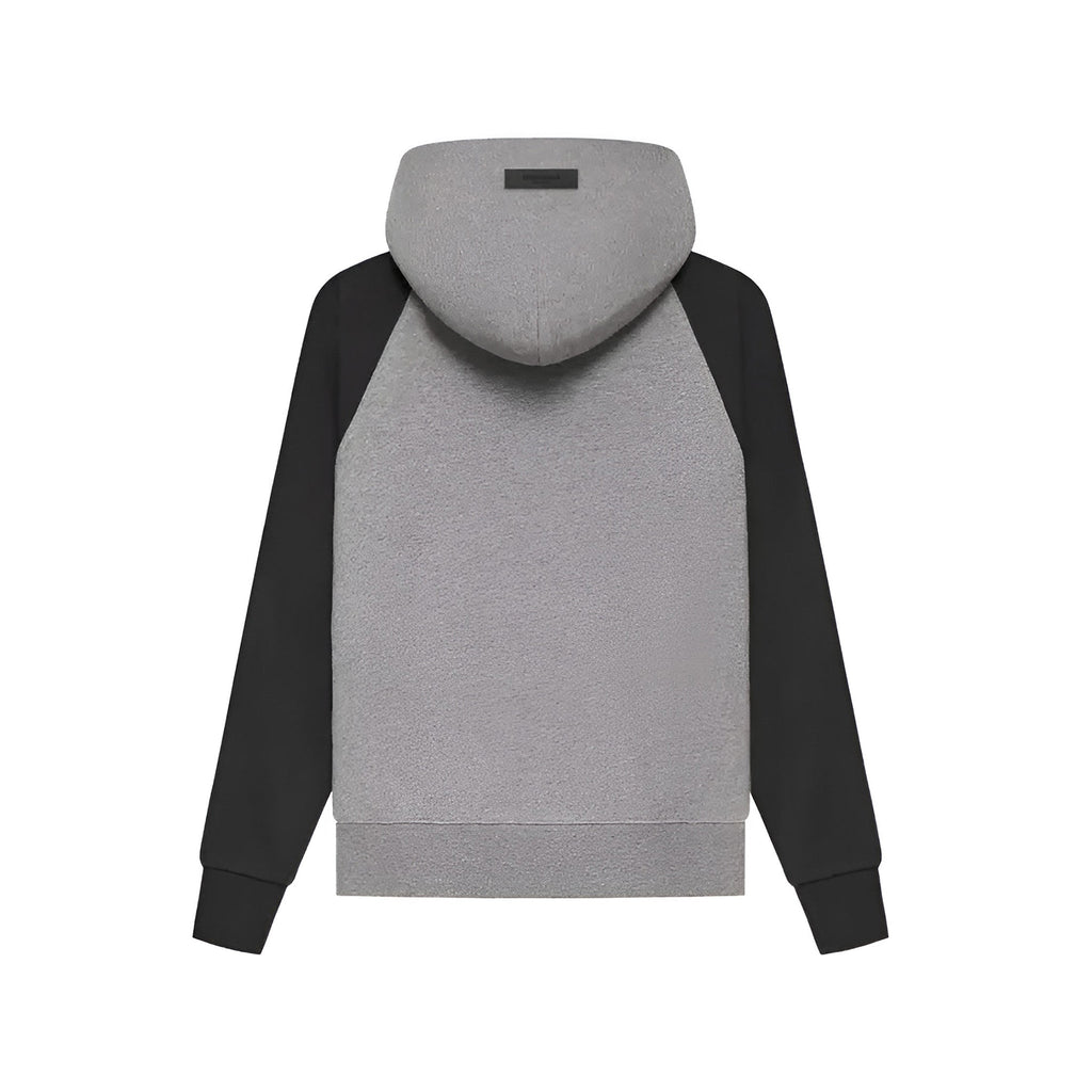 Fear of God Essentials Kids Raglan Hoodie 'Dark Oatmeal' - Hype World