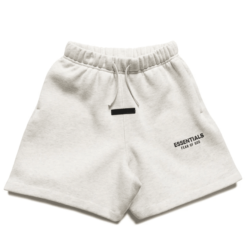 Fear of God Essentials Kids Sweat Shorts "Light Oatmeal" - Hype World