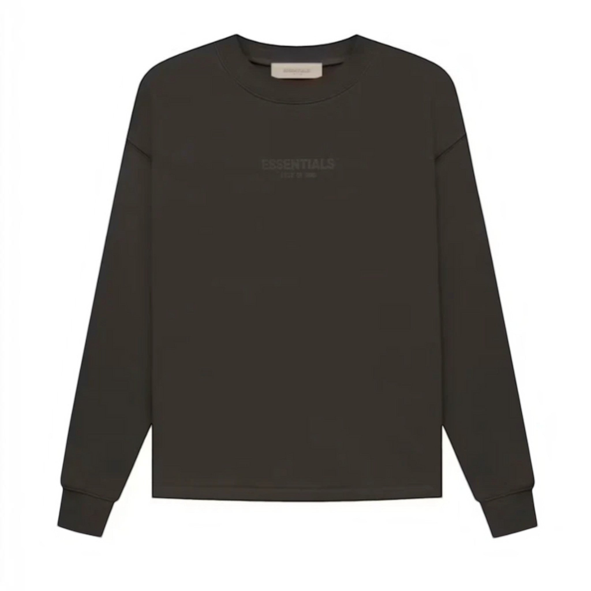 Fear of God Essentials Relaxed Crewneck (FW22) Off Black - Hype World