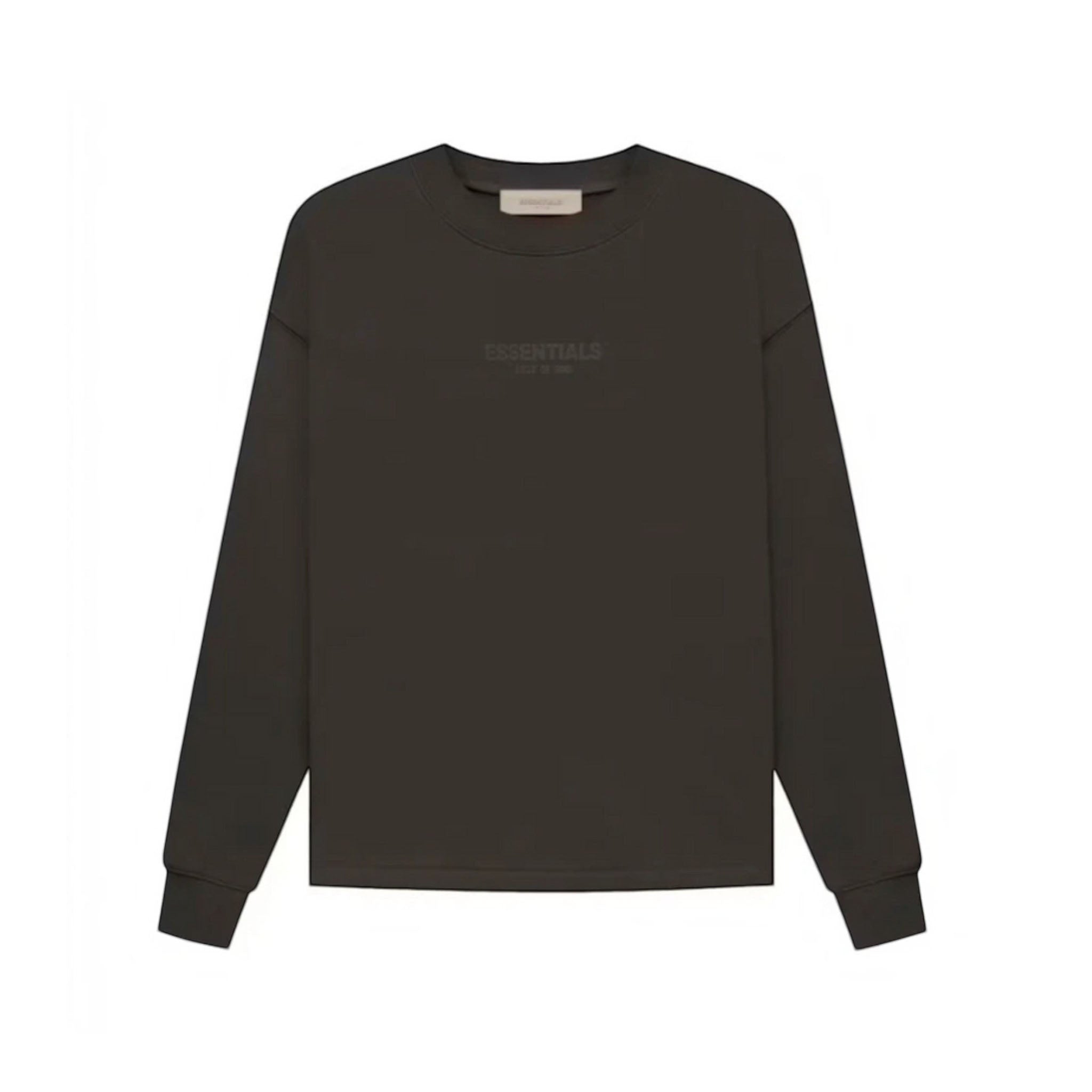 Fear of God Essentials Relaxed Crewneck (FW22) Off Black - Hype World