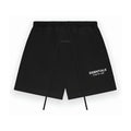 Fear of God Essentials Sweatshort Jet Black (White lettering) - Hype World