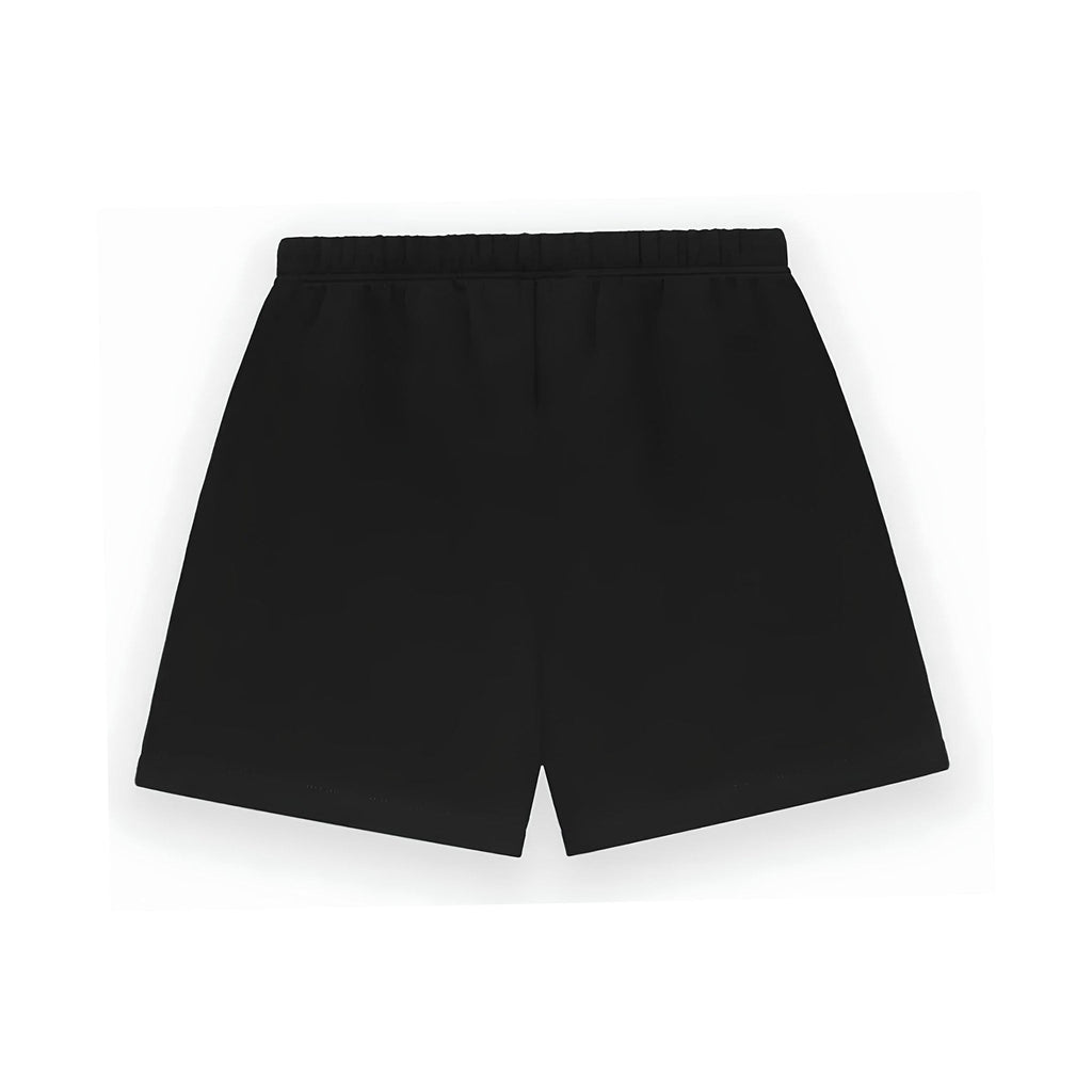 Fear of God Essentials Sweatshort Jet Black (White lettering) - Hype World
