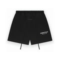Fear of God Essentials Sweatshort Jet Black (White lettering) - Hype World