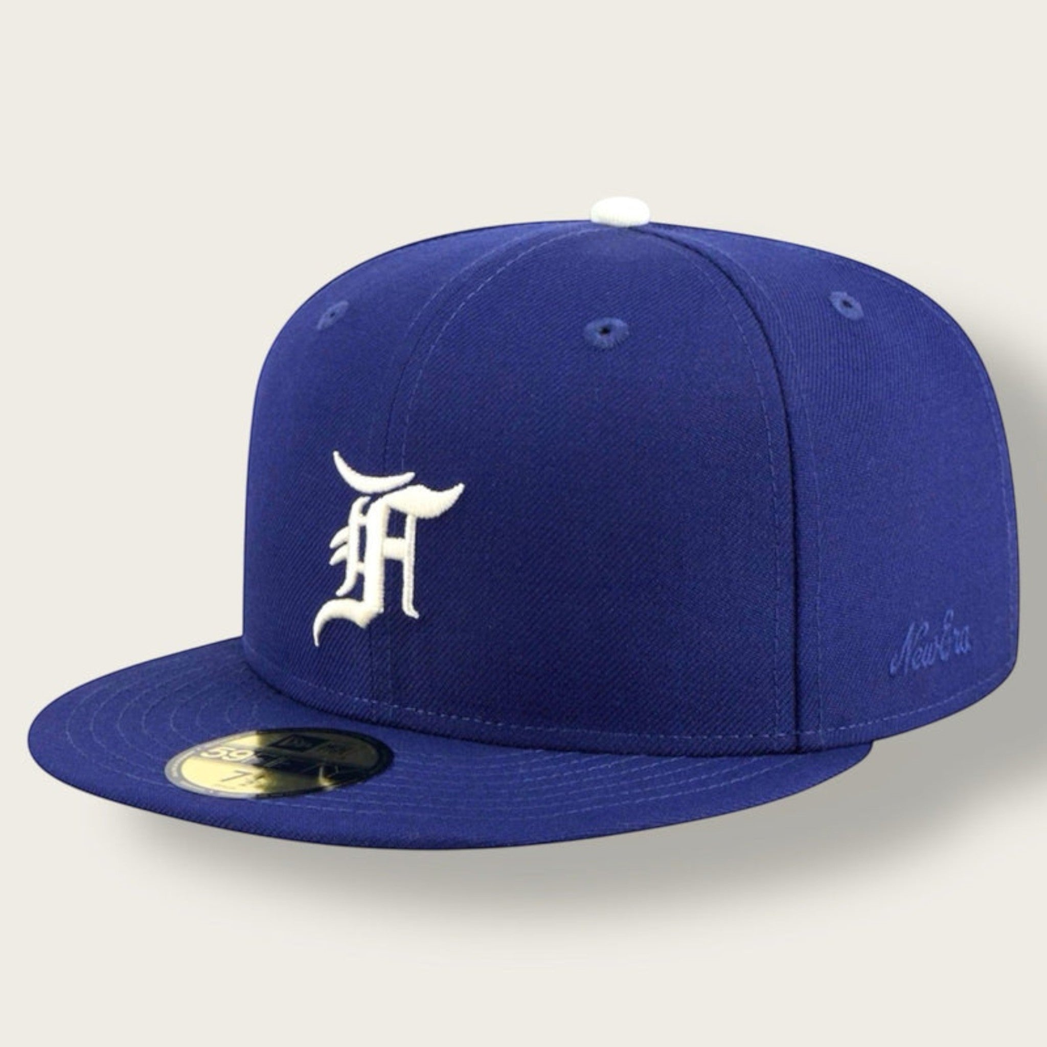 Fear of God Los Angeles Dodger 2024 World Series Patch Hat NEW LA Fitted Hat "Royal" - Hype World